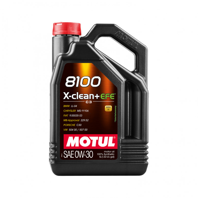 MOTUL 8100 X-clean+ EFE SAE 0W30 4х5 L
