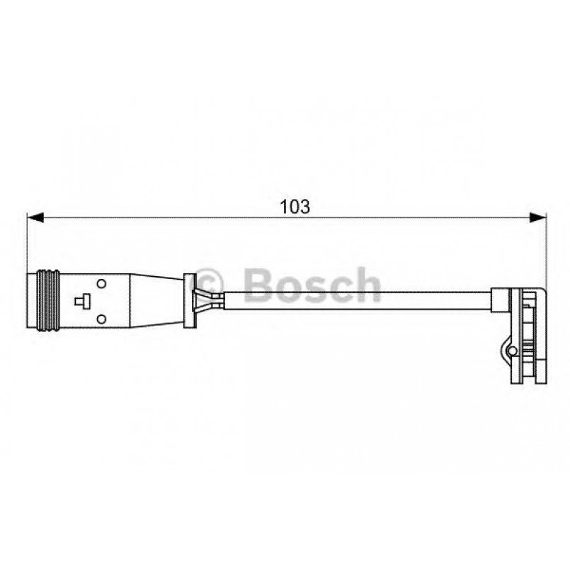 1987473037 BOSCH Датчик зносу гальмівних колодок