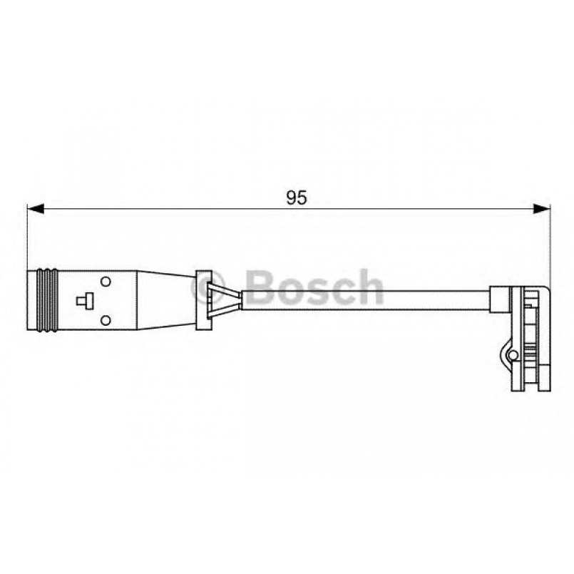 1987473036 BOSCH Датчик зносу гальмівних колодок