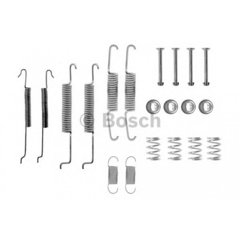1987475110 BOSCH Монтажний комплект задніх гальмівний колодок