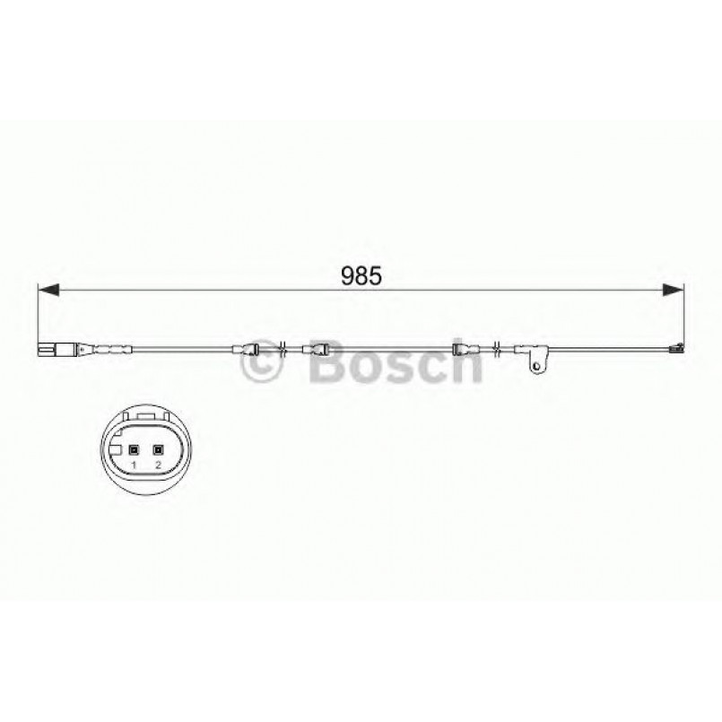 1987473520 BOSCH Датчик зносу гальмівних колодок