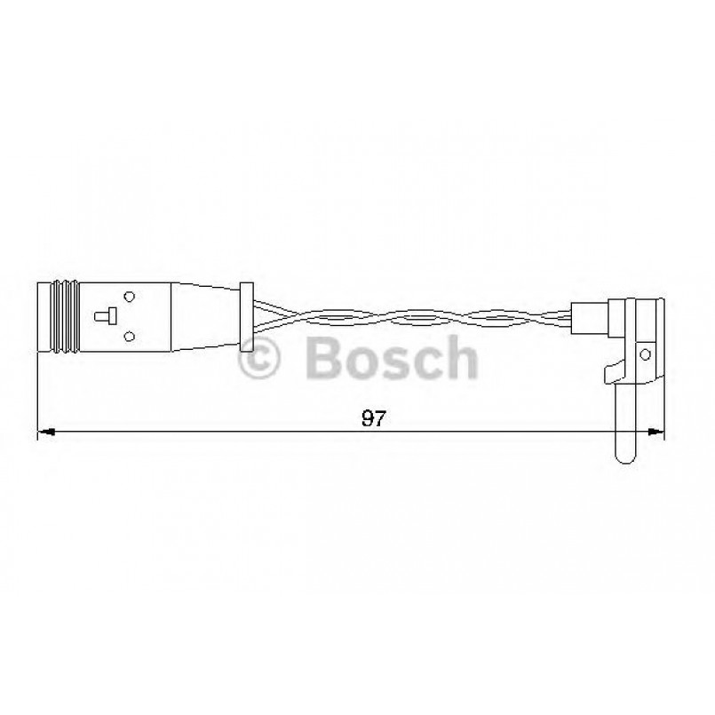 1987474966 BOSCH Датчик зносу гальмівних колодок