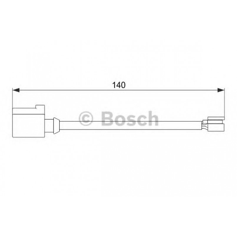 1987474566 BOSCH Датчик зносу гальмівних колодок