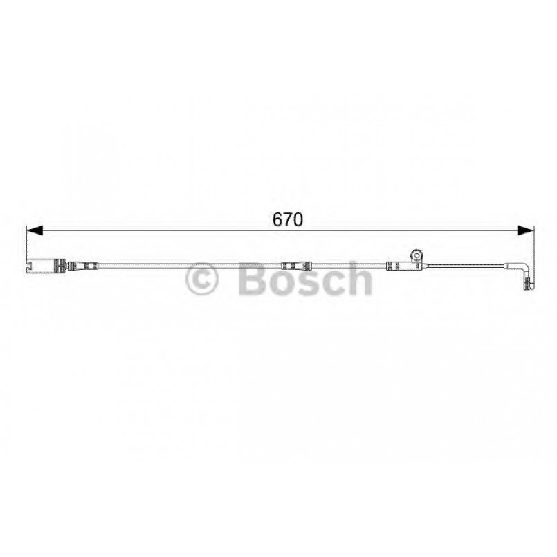 1987473002 BOSCH Датчик зносу гальмівних колодок