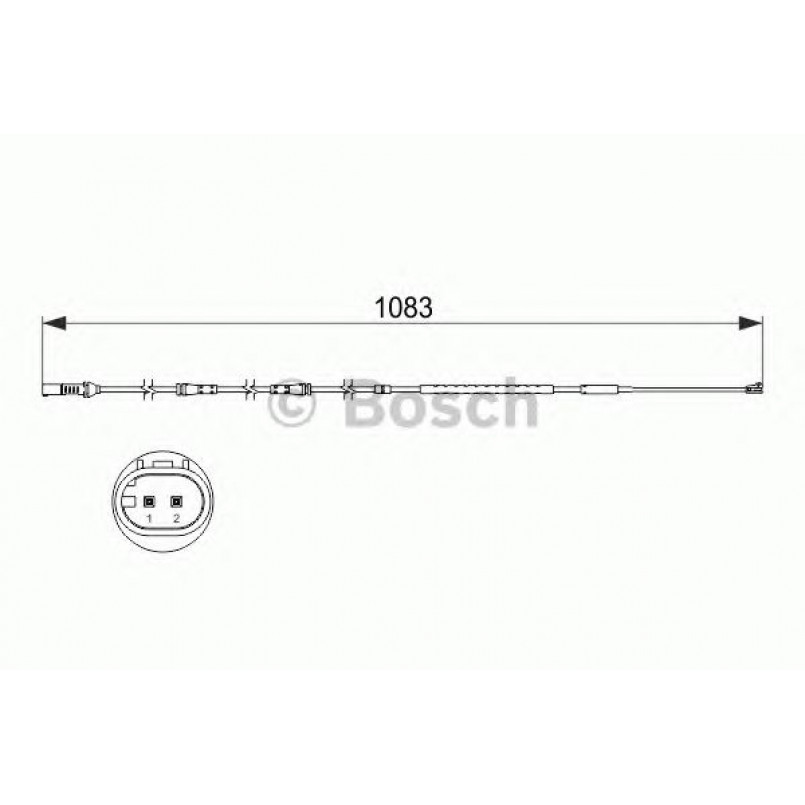 1987473500 BOSCH Датчик зносу гальмівних колодок