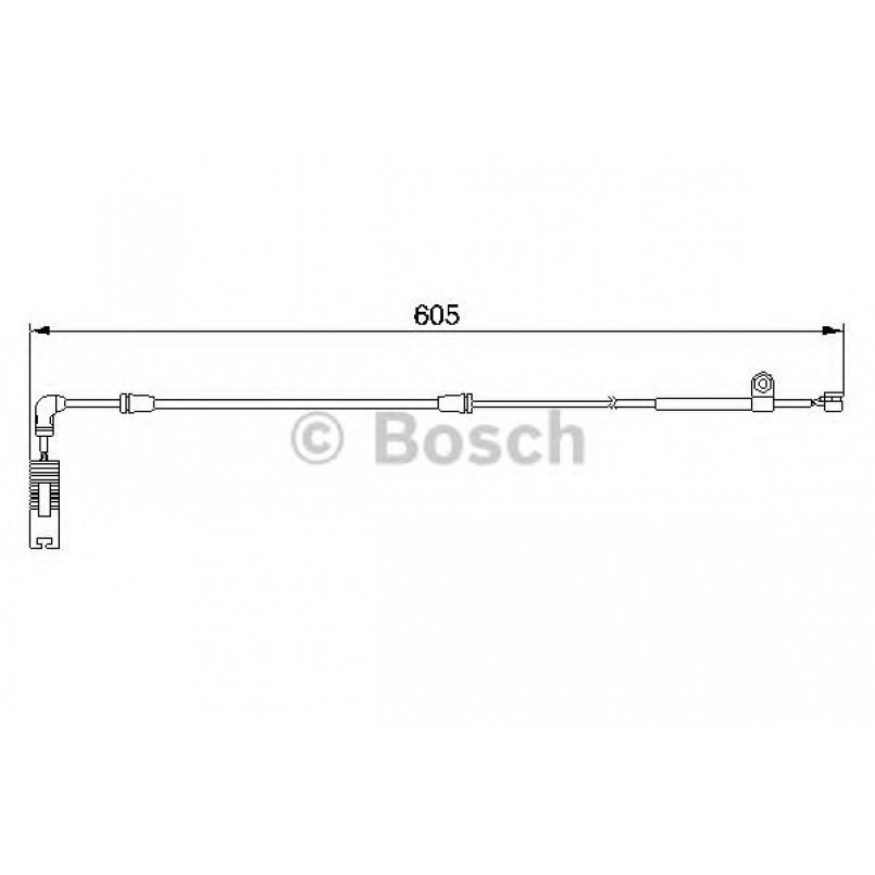 1987474943 BOSCH Датчик зносу гальмівних колодок