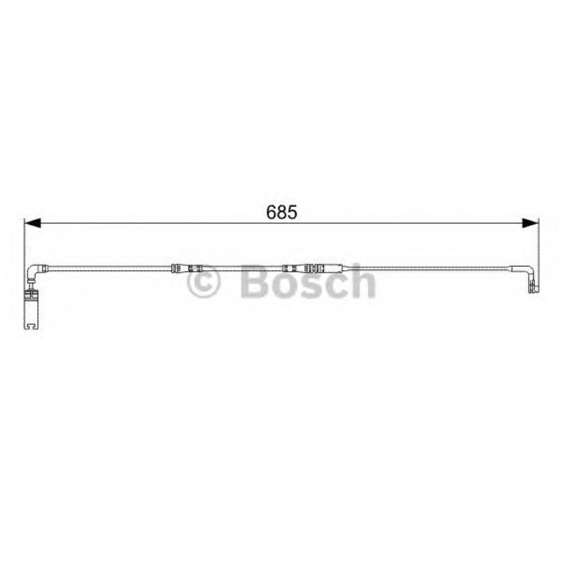 1987473003 BOSCH Датчик зносу гальмівних колодок