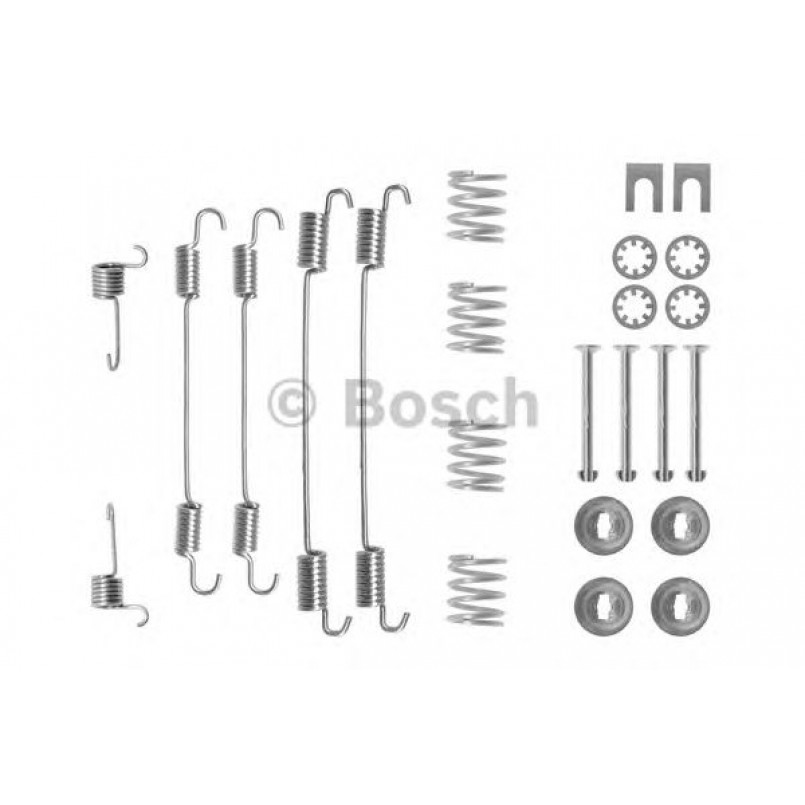 1987475253 BOSCH Монтажний комплект задніх гальмівний колодок