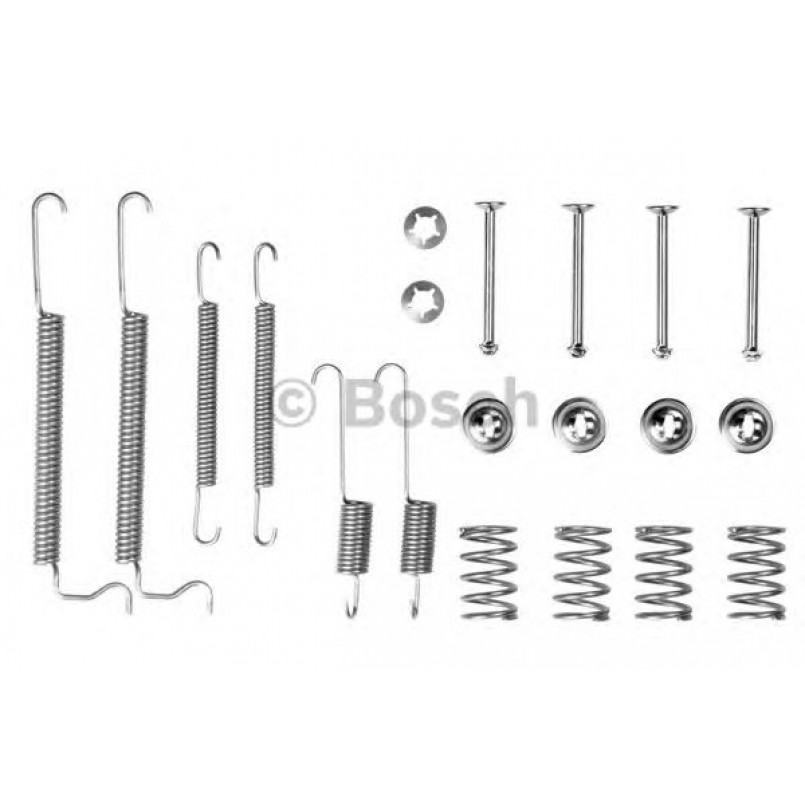 1987475082 BOSCH Монтажний комплект задніх гальмівний колодок