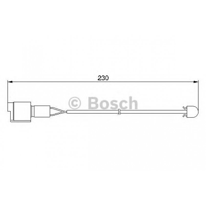 1987474910 BOSCH Датчик зносу гальмівних колодок