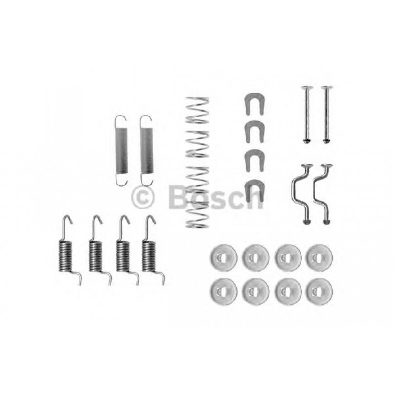 1987475286 BOSCH Монтажний комплект задніх гальмівний колодок
