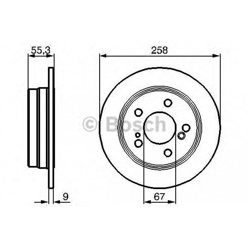 0986478188 BOSCH Гальмівний диск BD150