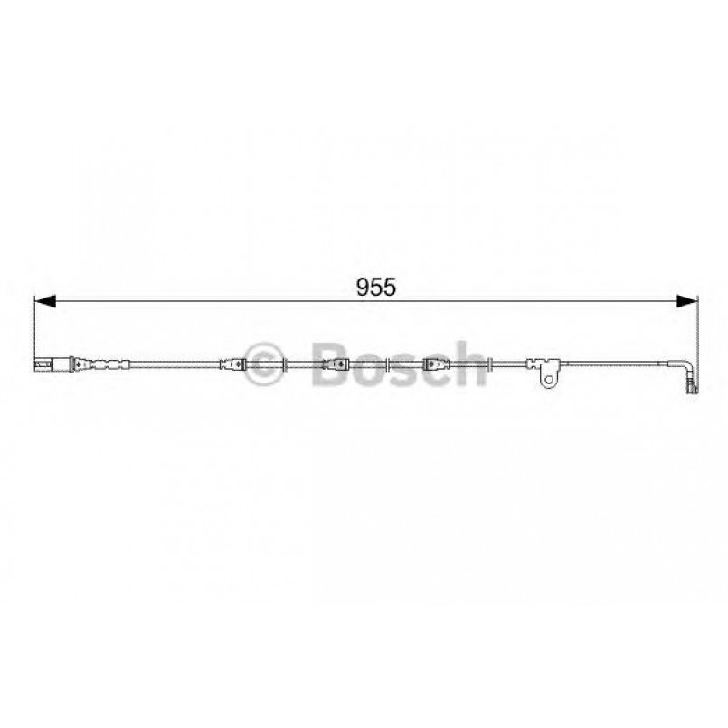 1987473028 BOSCH Датчик зносу гальмівних колодок