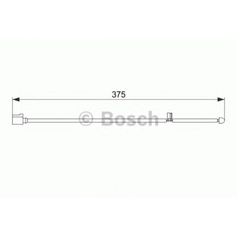 1987474562 BOSCH Датчик зносу гальмівних колодок