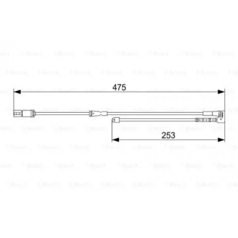 1987473548 BOSCH Датчик зносу гальмівних колодок