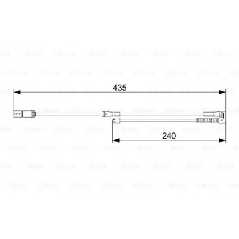 1987473543 BOSCH Датчик зносу гальмівних колодок