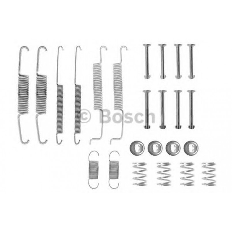 1987475002 BOSCH Монтажний комплект задніх гальмівний колодок