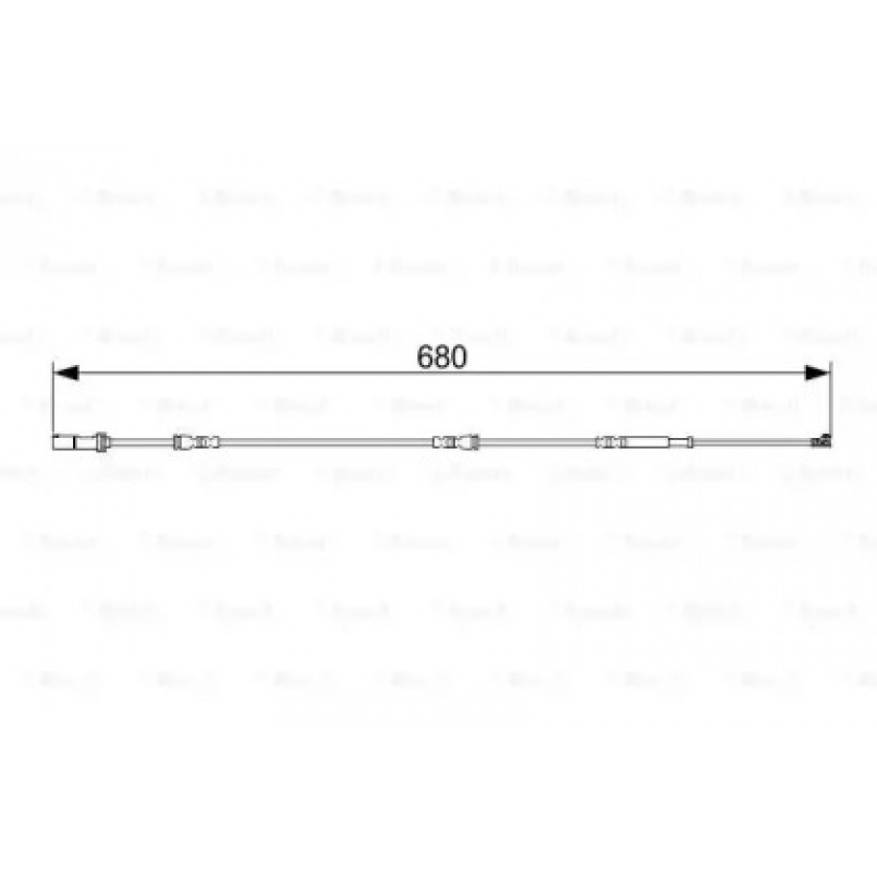 1987473568 BOSCH Датчик зносу гальмівних колодок