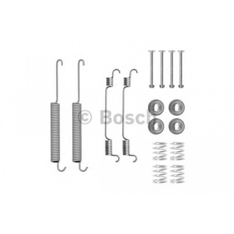 1987475284 BOSCH Монтажний комплект задніх гальмівний колодок