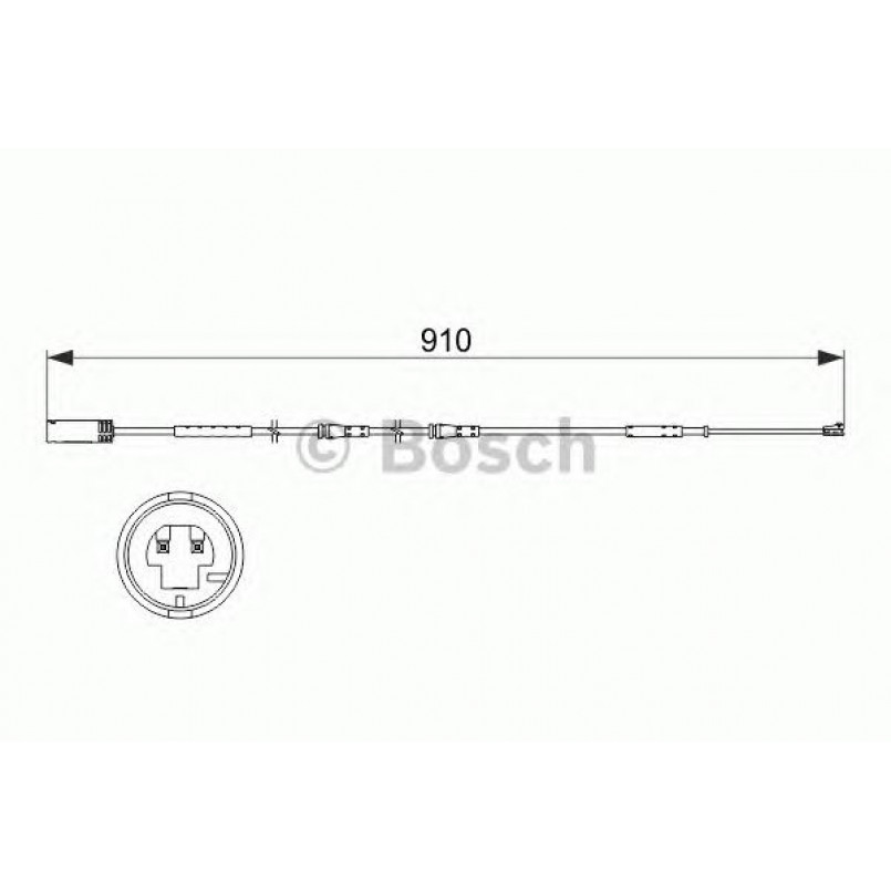 1987473522 BOSCH Датчик зносу гальмівних колодок