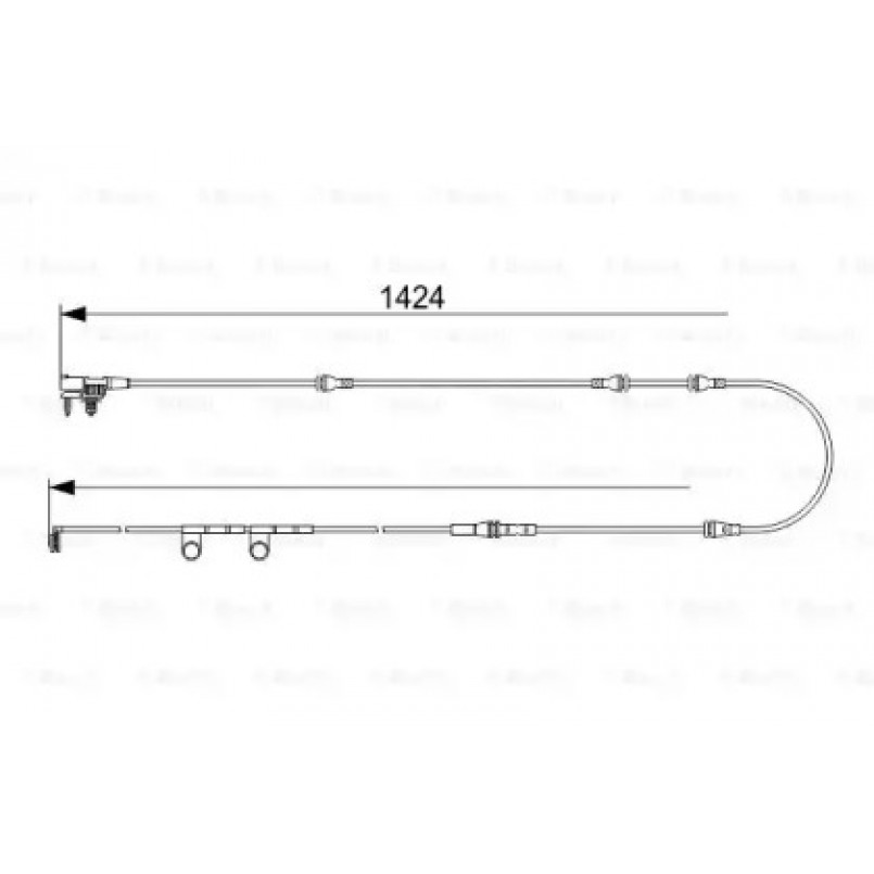 1987473581 BOSCH Датчик зносу гальмівних колодок