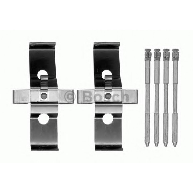 1987474742 BOSCH Монтажний комплект гальмівних колодок