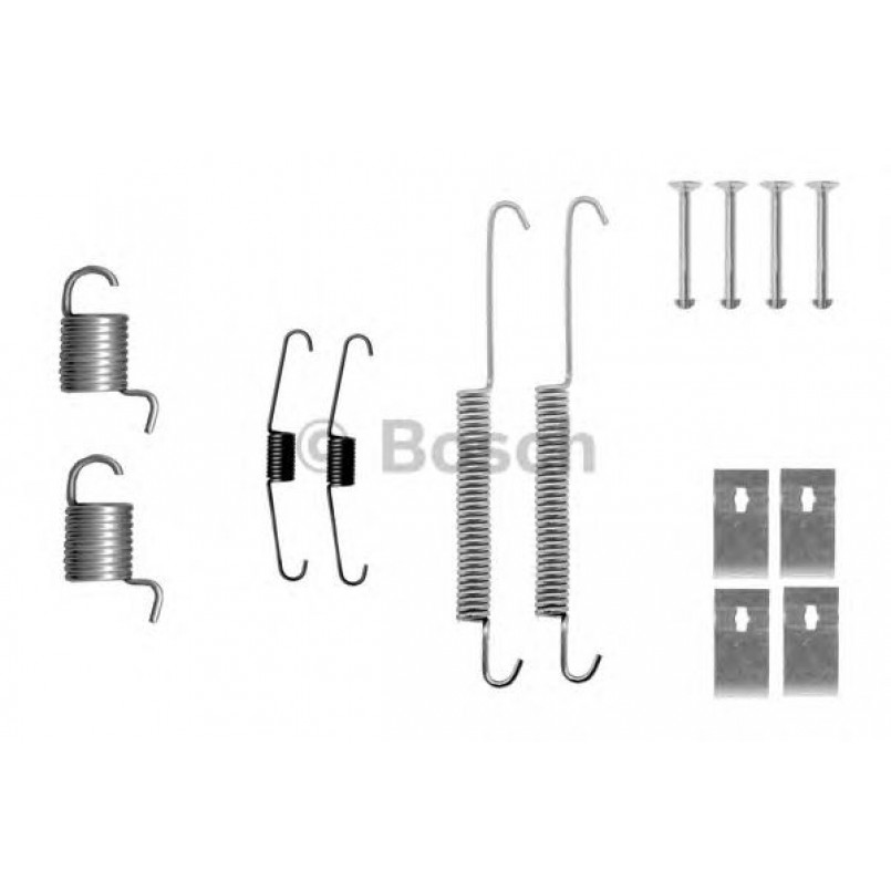 1987475307 BOSCH Монтажний комплект задніх гальмівний колодок