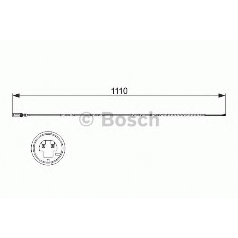 1987473515 BOSCH Датчик зносу гальмівних колодок