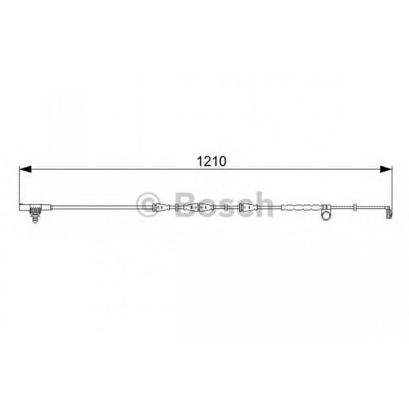 1987473054 BOSCH Датчик зносу гальмівних колодок