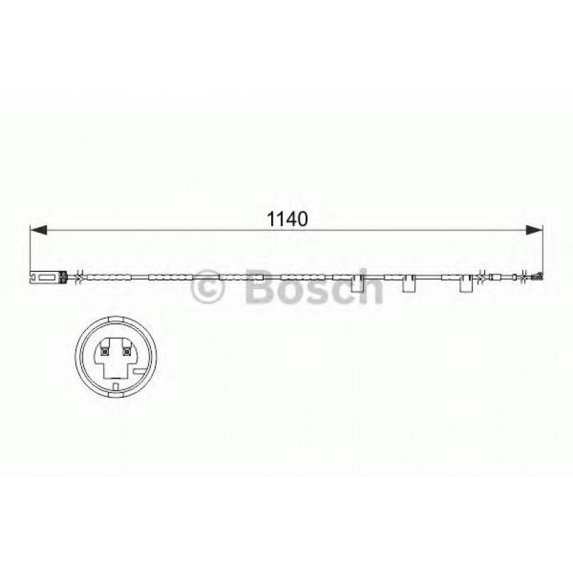 1987473525 BOSCH Датчик зносу гальмівних колодок