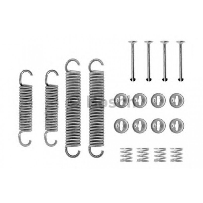 1987475191 BOSCH Монтажний комплект задніх гальмівний колодок