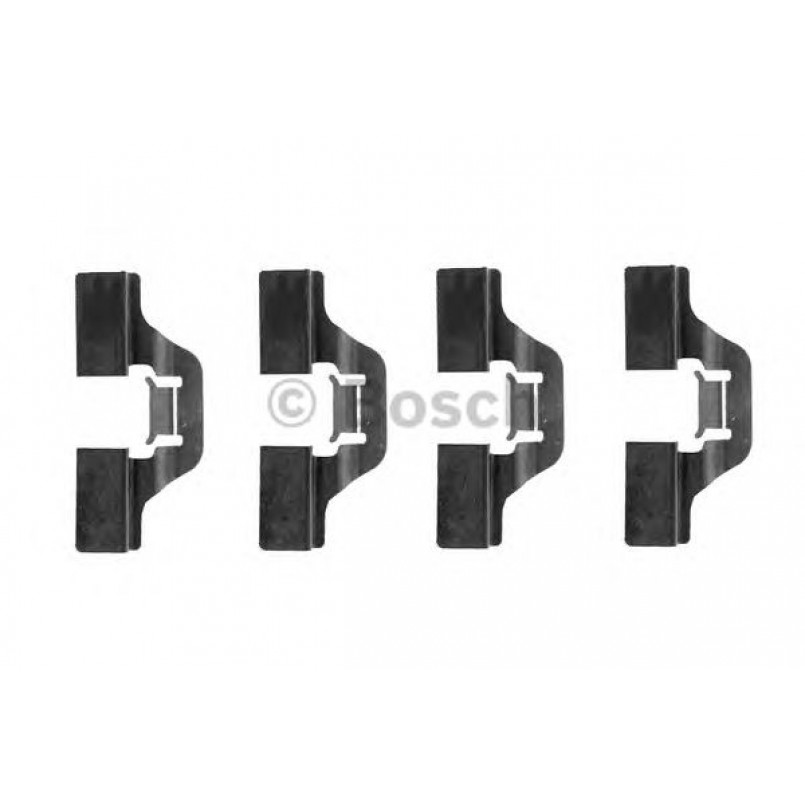 1987474253 BOSCH Монтажний комплект гальмівних колодок