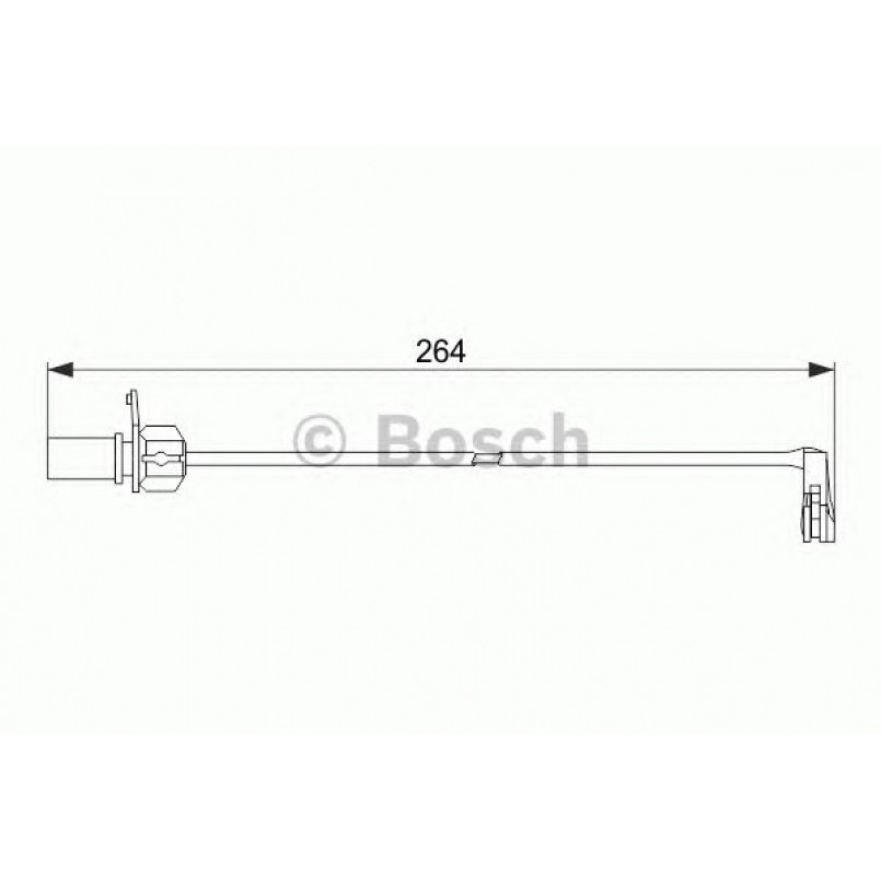 1987474517 BOSCH Датчик зносу гальмівних колодок