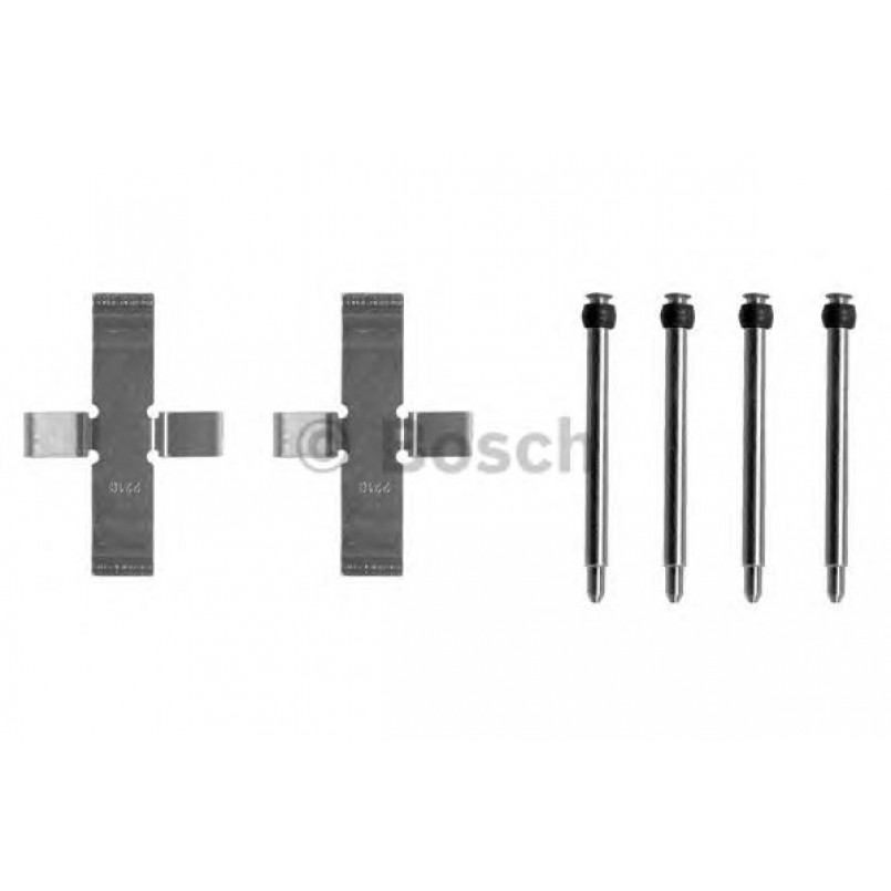 1987474128 BOSCH Монтажний комплект гальмівних колодок