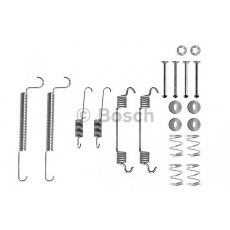 1987475226 BOSCH Монтажний комплект задніх гальмівний колодок