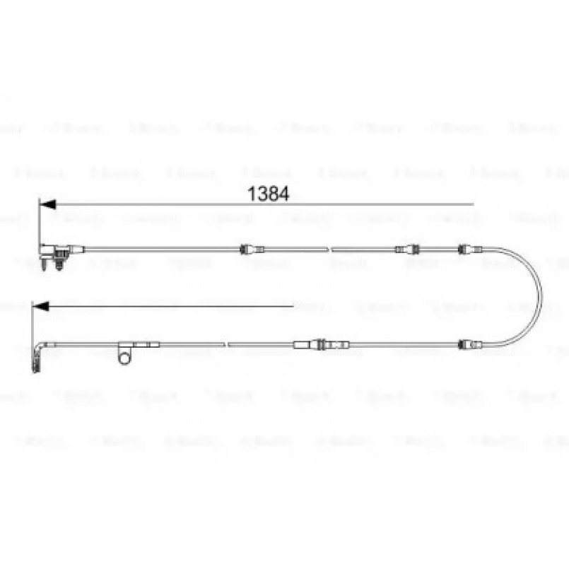 1987473582 BOSCH Датчик зносу гальмівних колодок