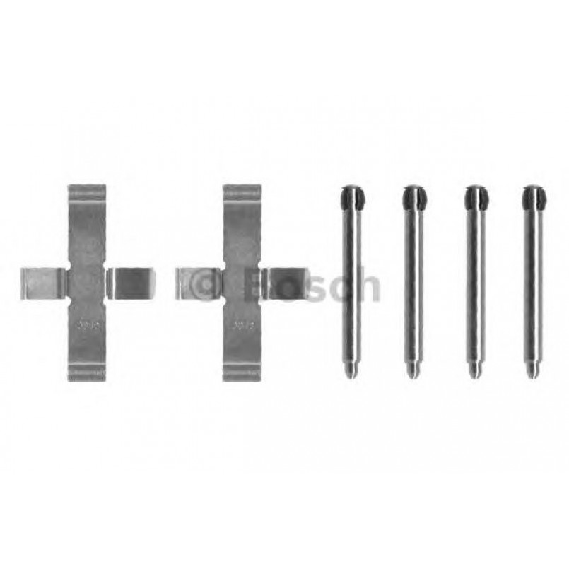 1987474100 BOSCH Монтажний комплект гальмівних колодок