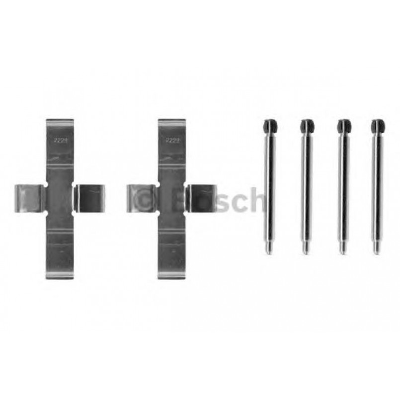 1987474055 BOSCH Монтажний комплект гальмівних колодок