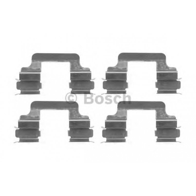 1987474402 BOSCH Монтажний комплект гальмівних колодок