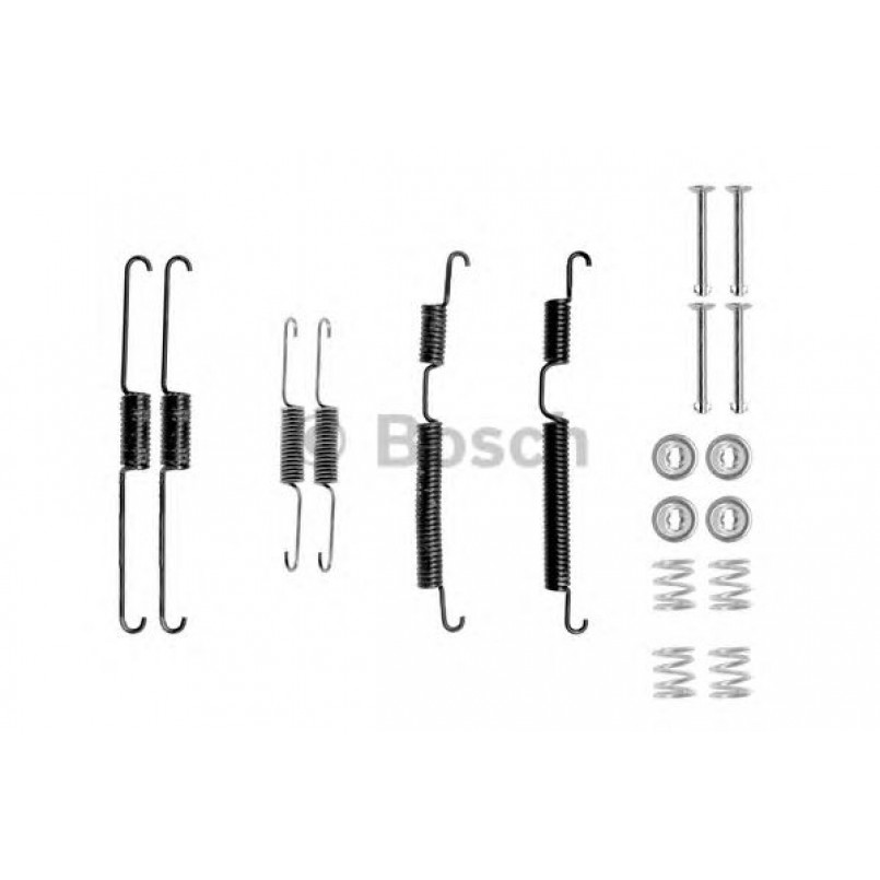 1987475288 BOSCH Монтажний комплект задніх гальмівний колодок
