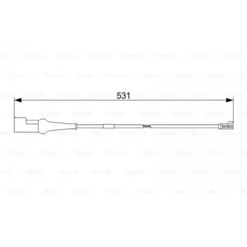 1987473574 BOSCH Датчик зносу гальмівних колодок