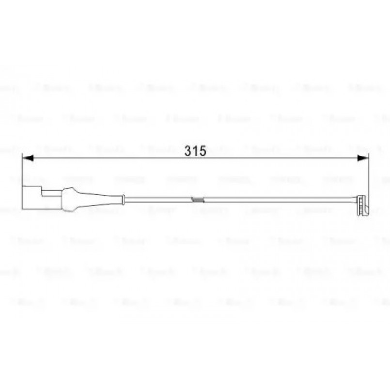 1987473572 BOSCH Датчик зносу гальмівних колодок