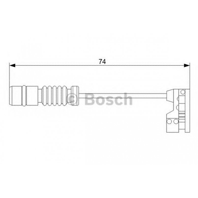 1987473008 BOSCH Датчик зносу гальмівних колодок