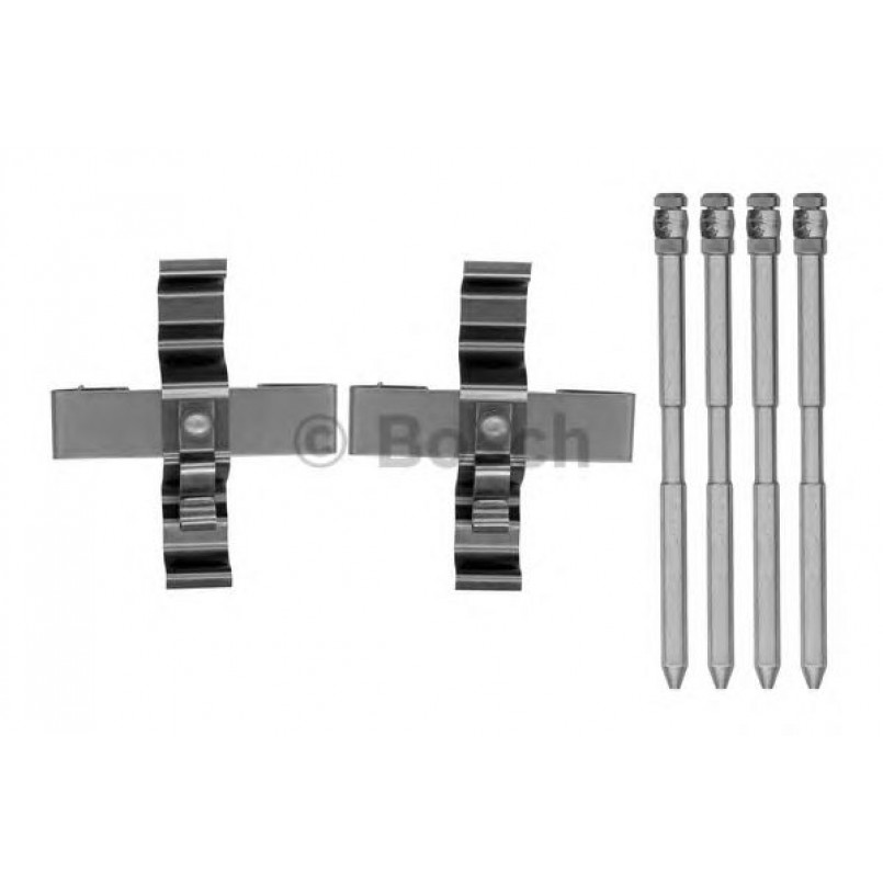 1987474744 BOSCH Монтажний комплект гальмівних колодок