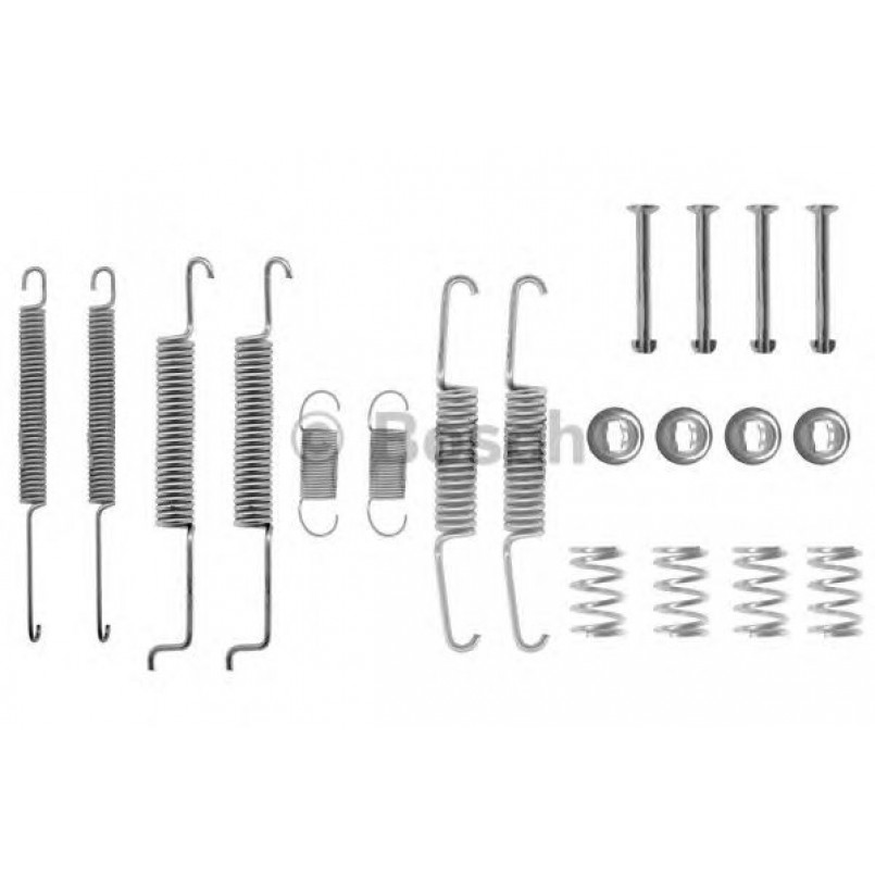 1987475004 BOSCH Монтажний комплект задніх гальмівний колодок