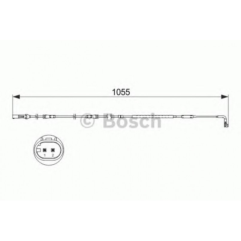1987473506 BOSCH Датчик зносу гальмівних колодок