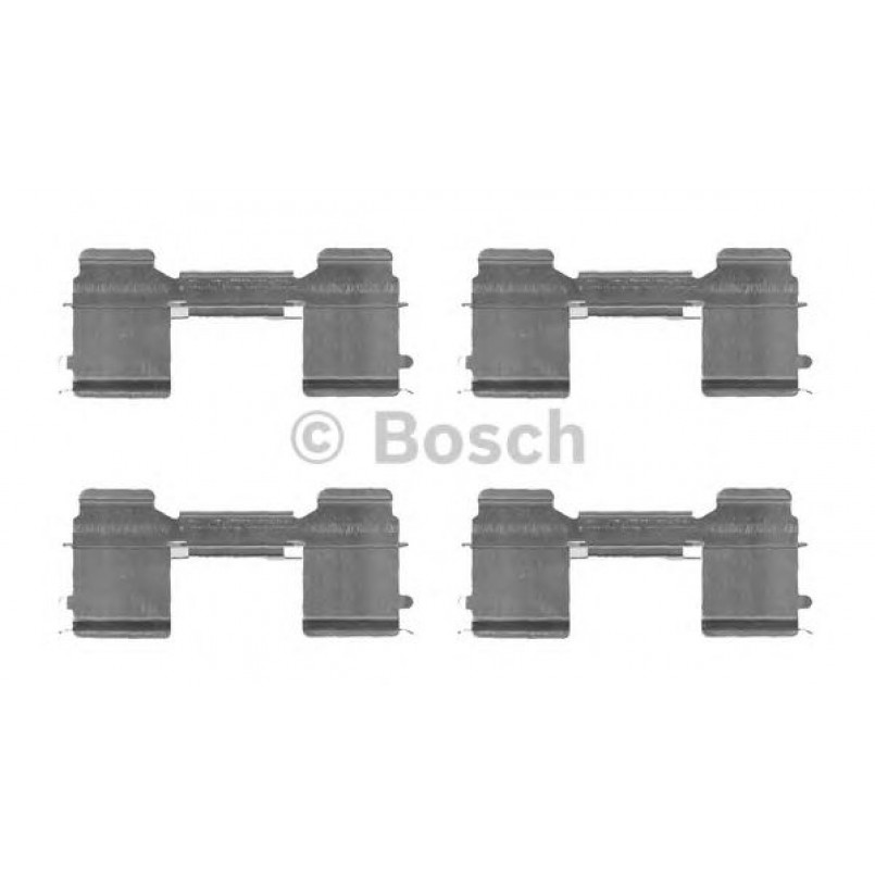 1987474710 BOSCH Монтажний комплект гальмівних колодок