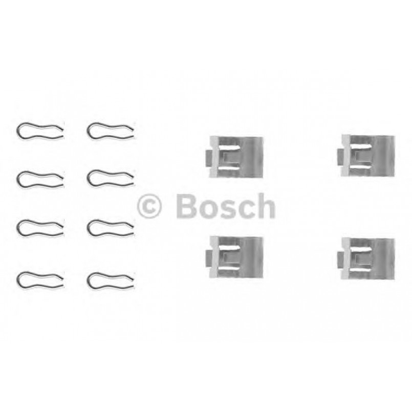 1987474106 BOSCH Монтажний комплект гальмівних колодок