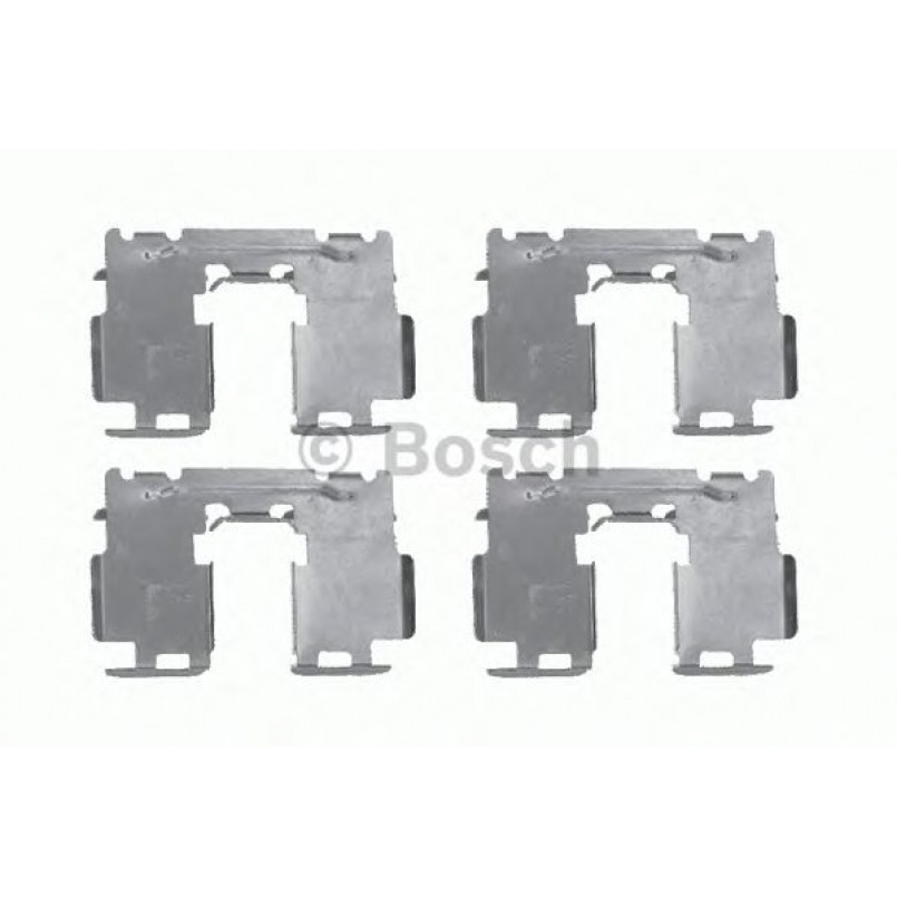 1987474472 BOSCH Монтажний комплект гальмівних колодок