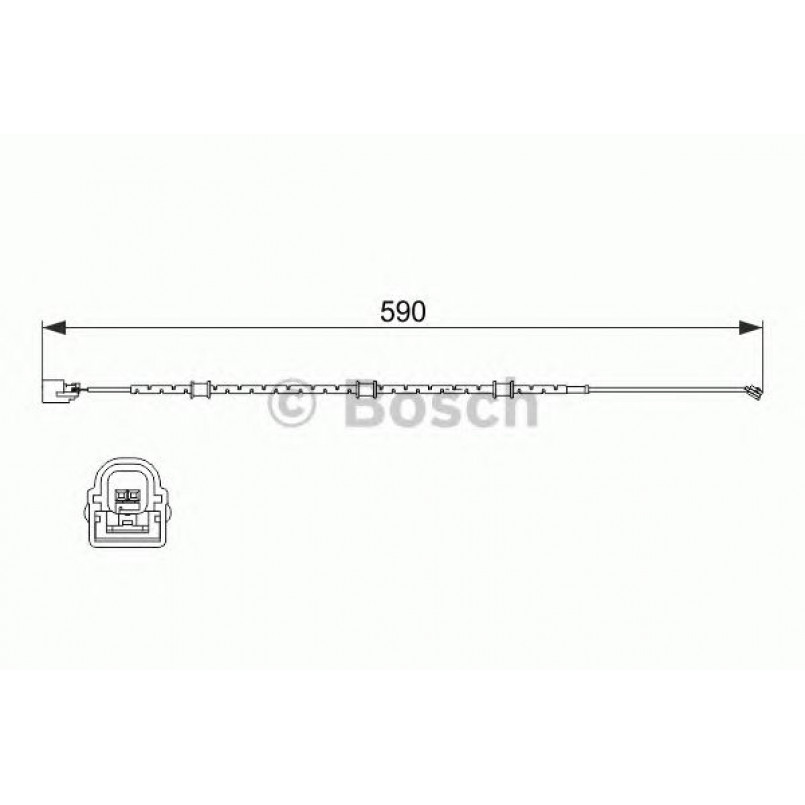 1987474513 BOSCH Датчик зносу гальмівних колодок